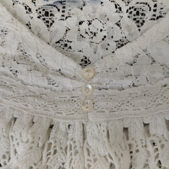 April Cornell Vintage Victorian Style Lace White Dutch Collar New With Tags - Picture 5 of 14